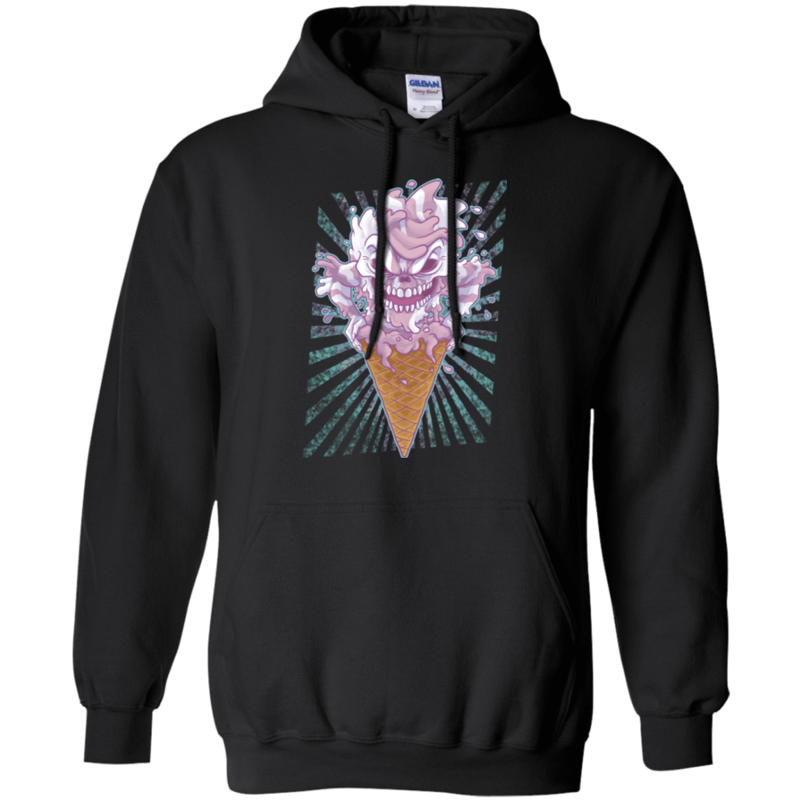 Sweatshirts Black / Small Monster Ice Cream Pullover Hoodie