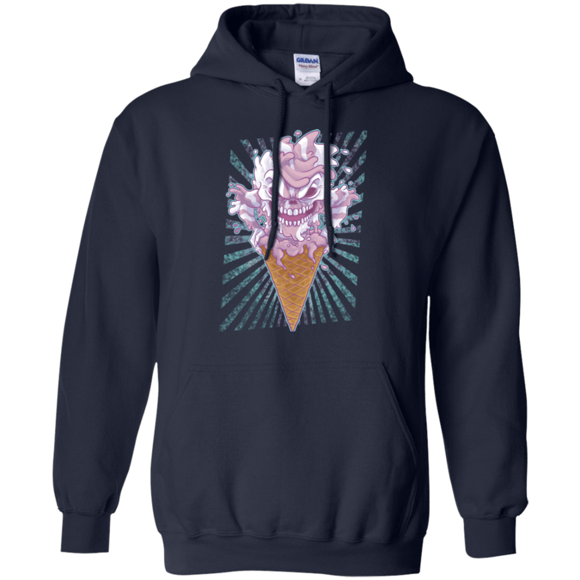 Sweatshirts Navy / Small Monster Ice Cream Pullover Hoodie