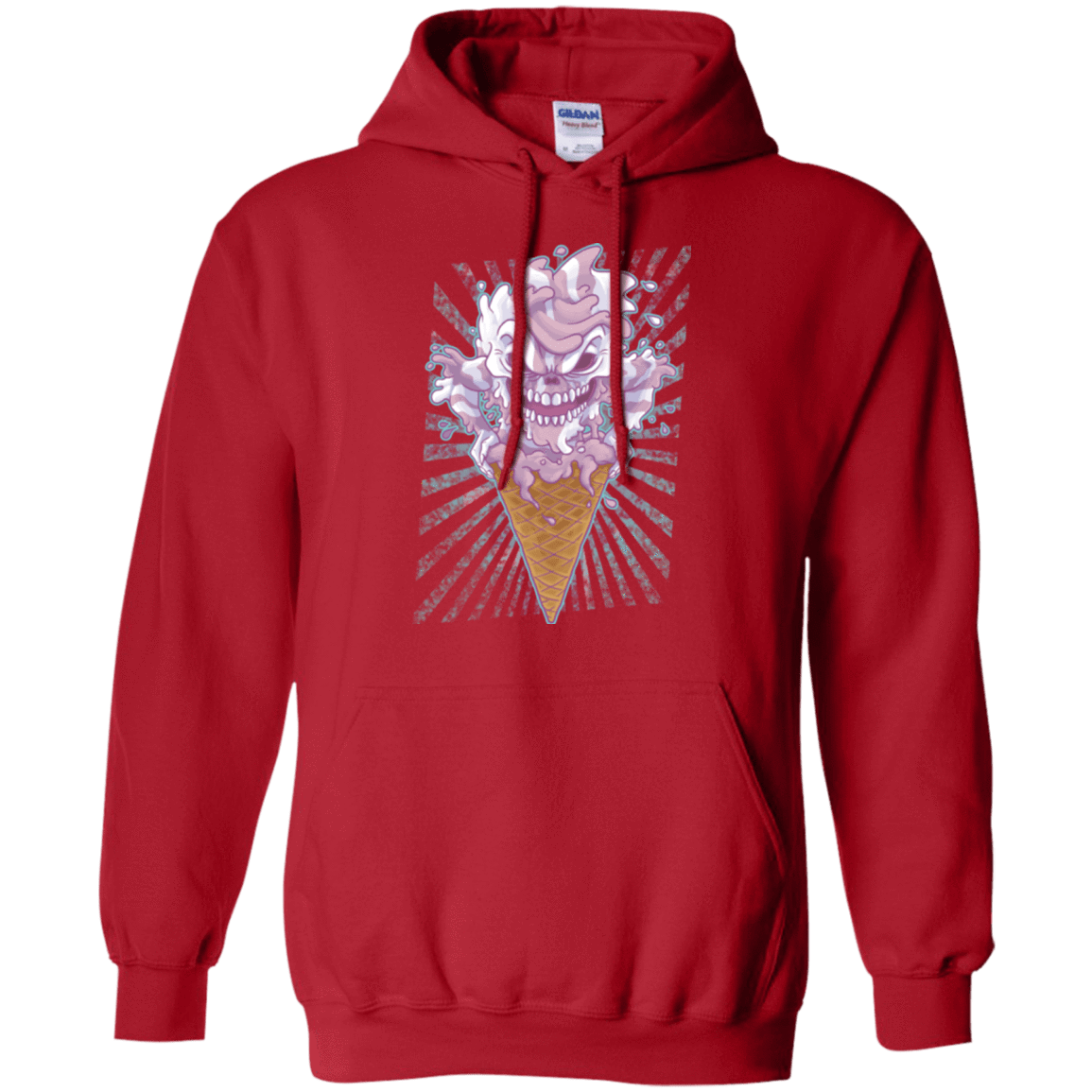 Sweatshirts Red / Small Monster Ice Cream Pullover Hoodie