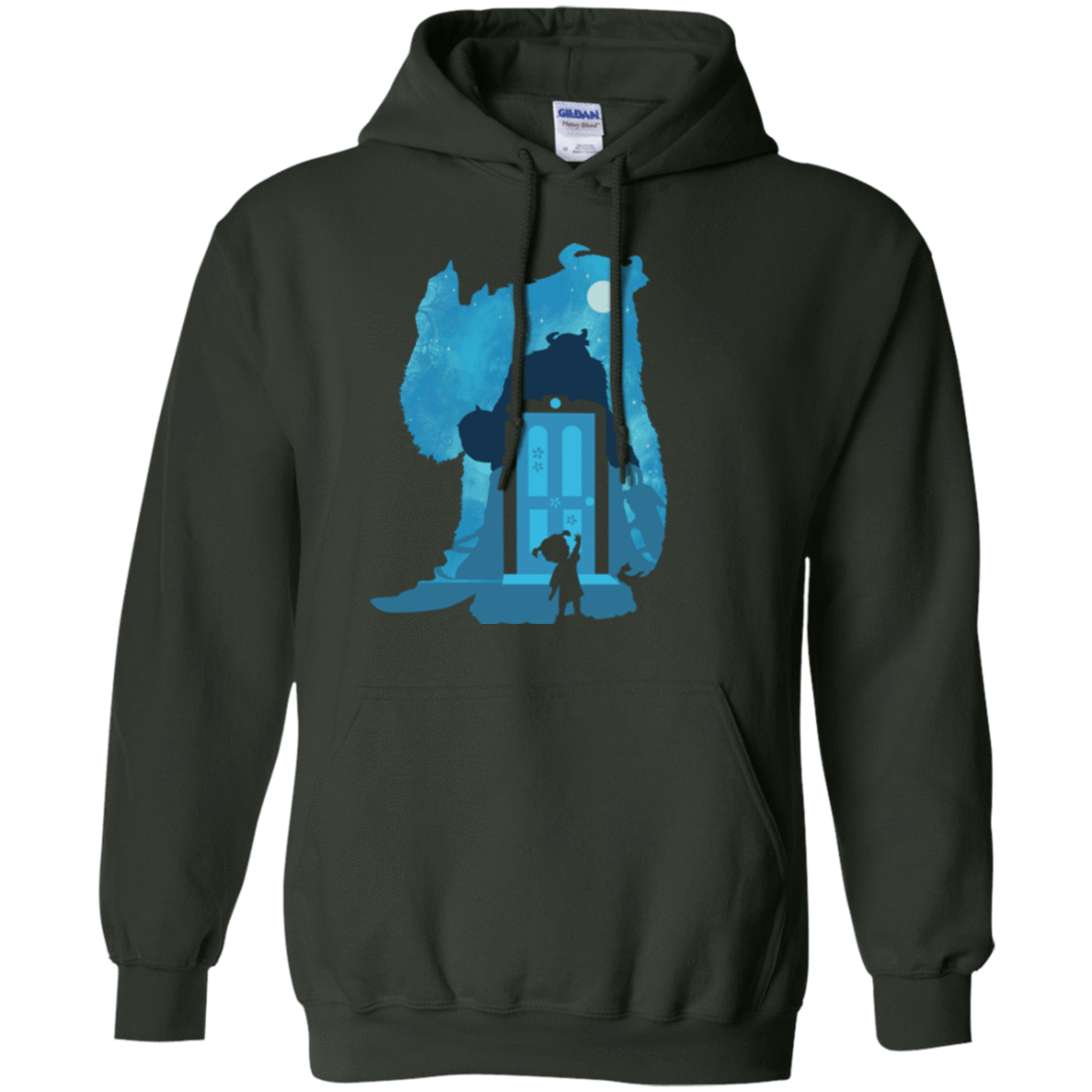 Sweatshirts Forest Green / S Monster Portrait Pullover Hoodie