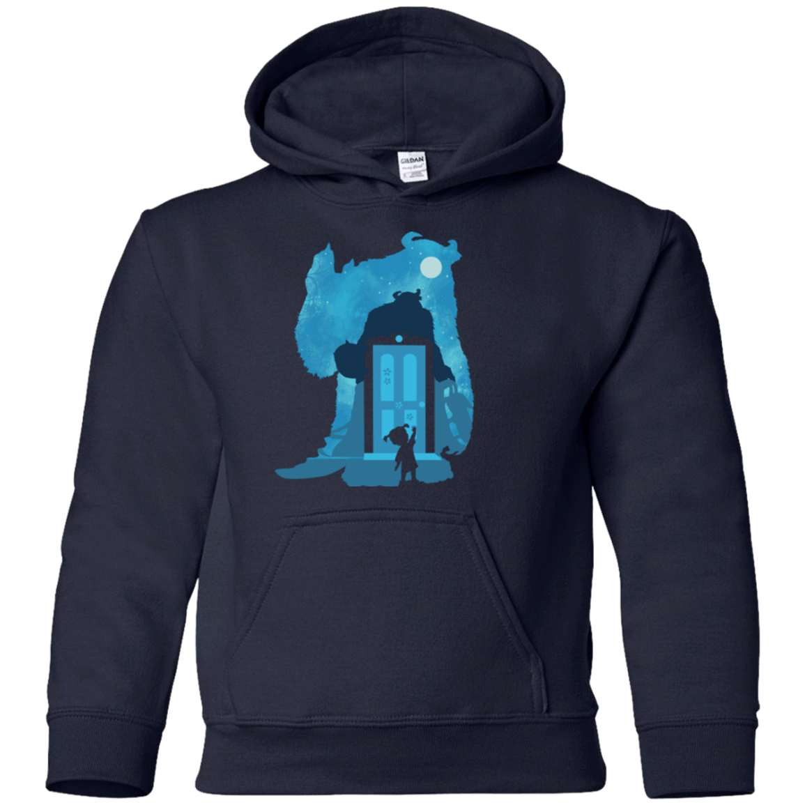 Sweatshirts Navy / YS Monster Portrait Youth Hoodie