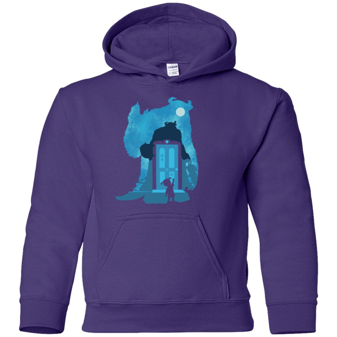 Sweatshirts Purple / YS Monster Portrait Youth Hoodie