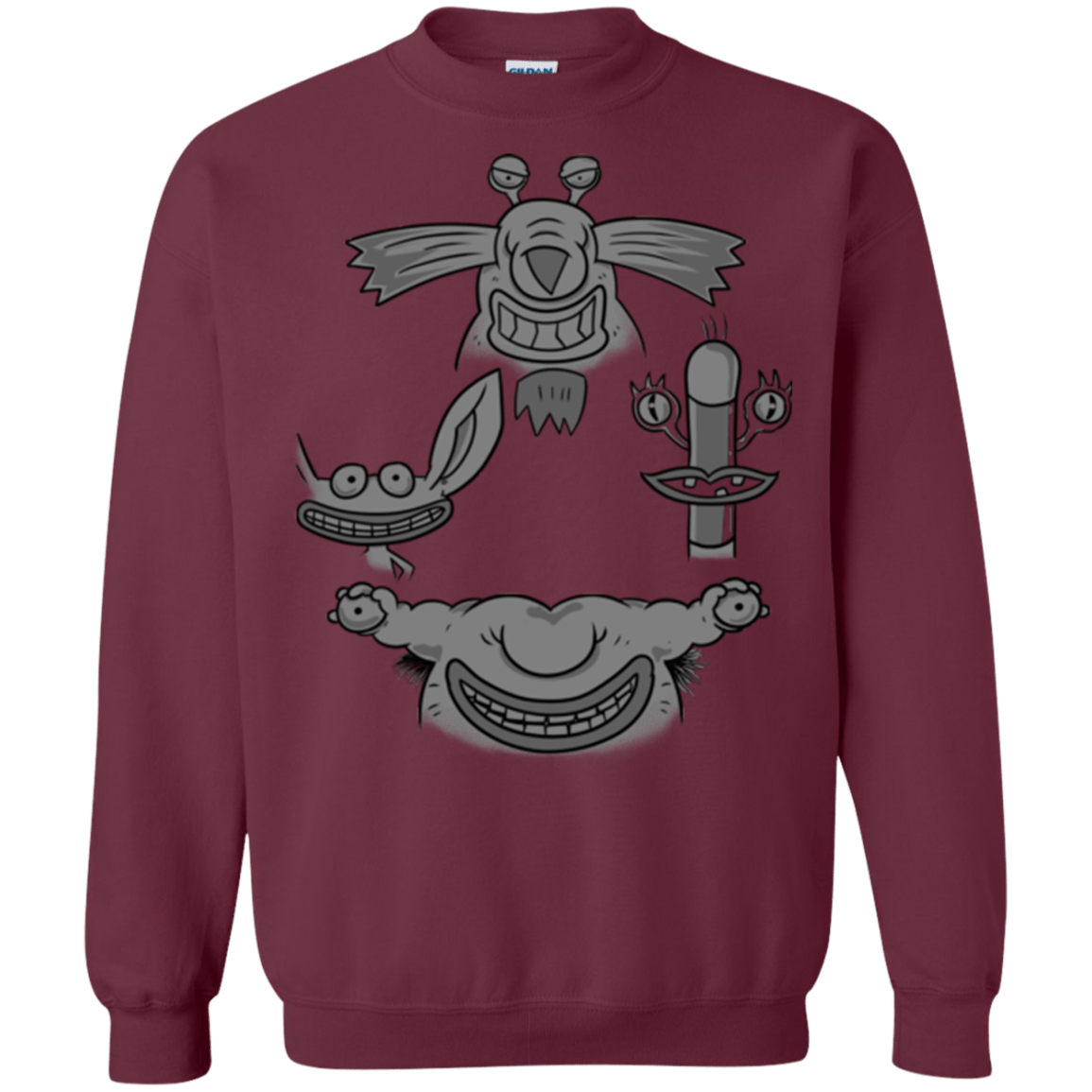 Sweatshirts Maroon / S MONSTER RHAPSODY Crewneck Sweatshirt