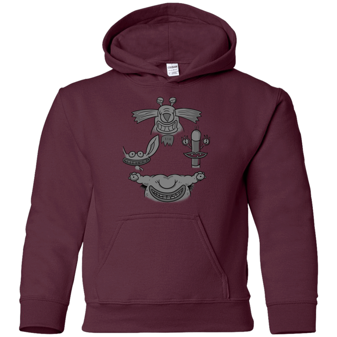 Sweatshirts Maroon / YS MONSTER RHAPSODY Youth Hoodie