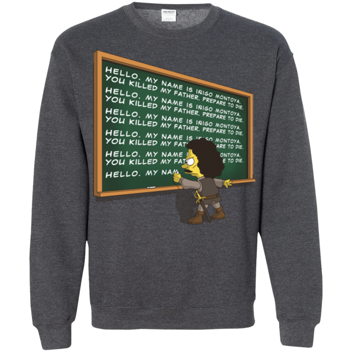 Sweatshirts Dark Heather / Small Montoya Detention Crewneck Sweatshirt