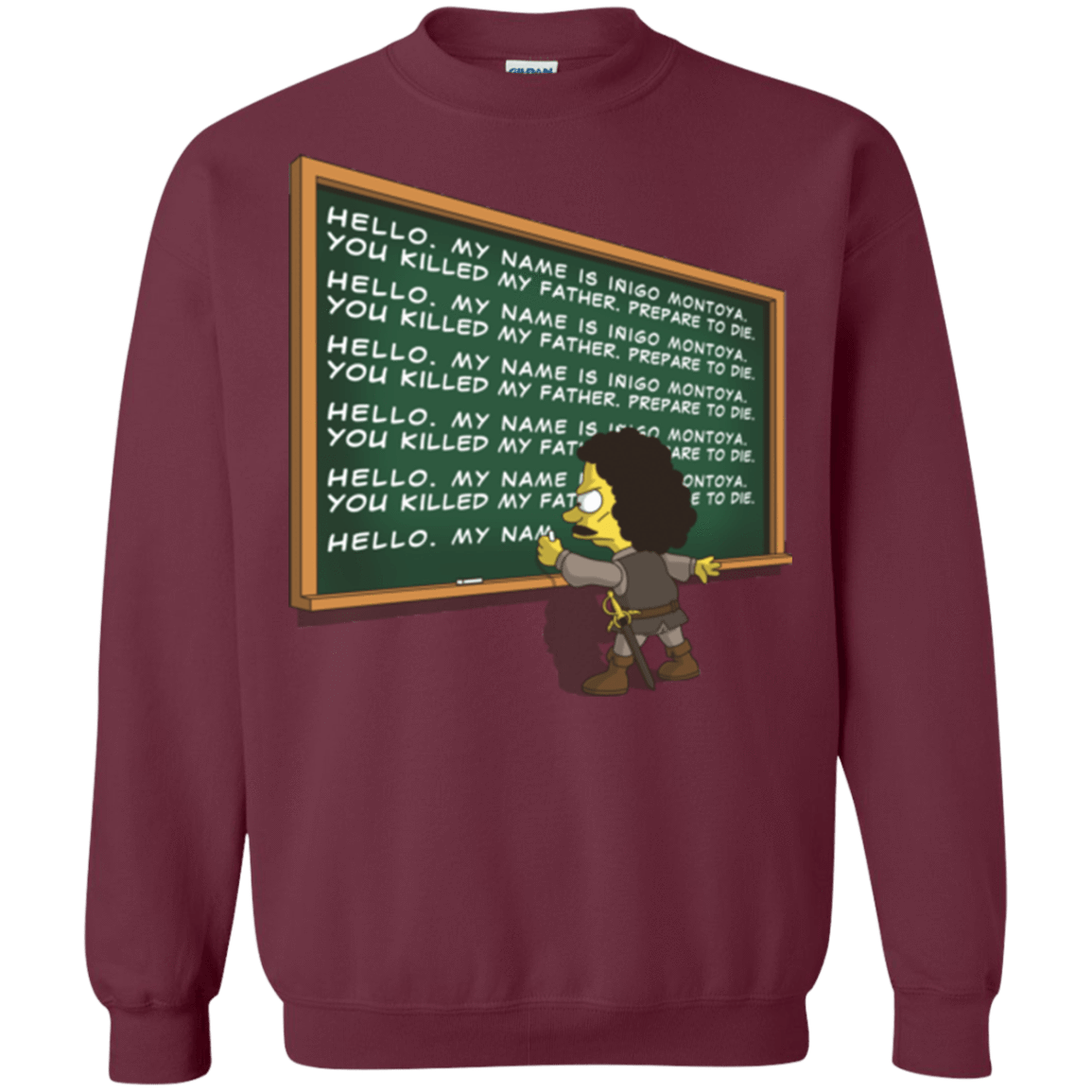 Sweatshirts Maroon / Small Montoya Detention Crewneck Sweatshirt