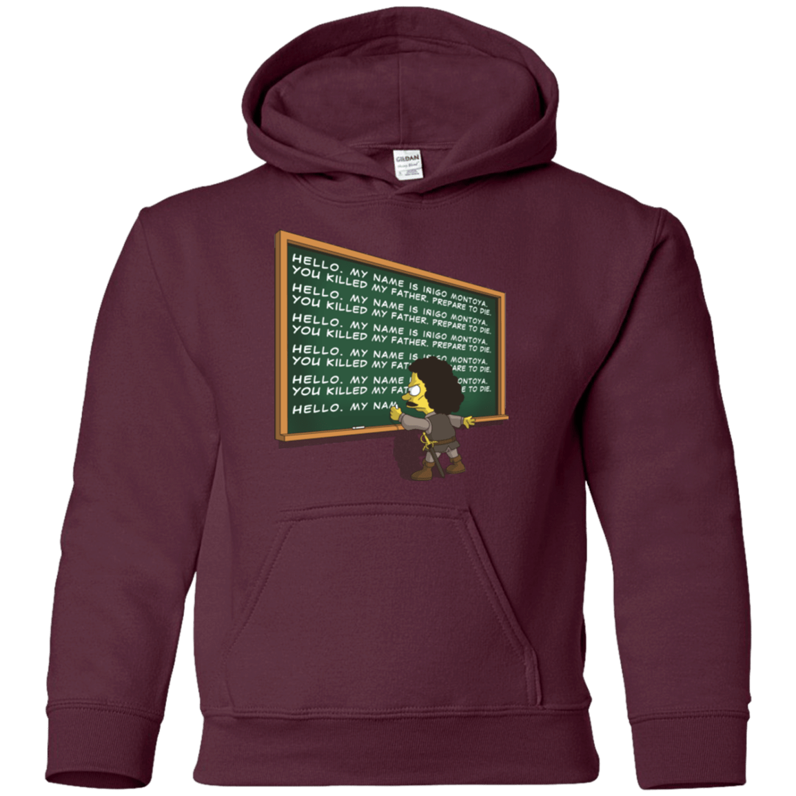 Sweatshirts Maroon / YS Montoya Detention Youth Hoodie