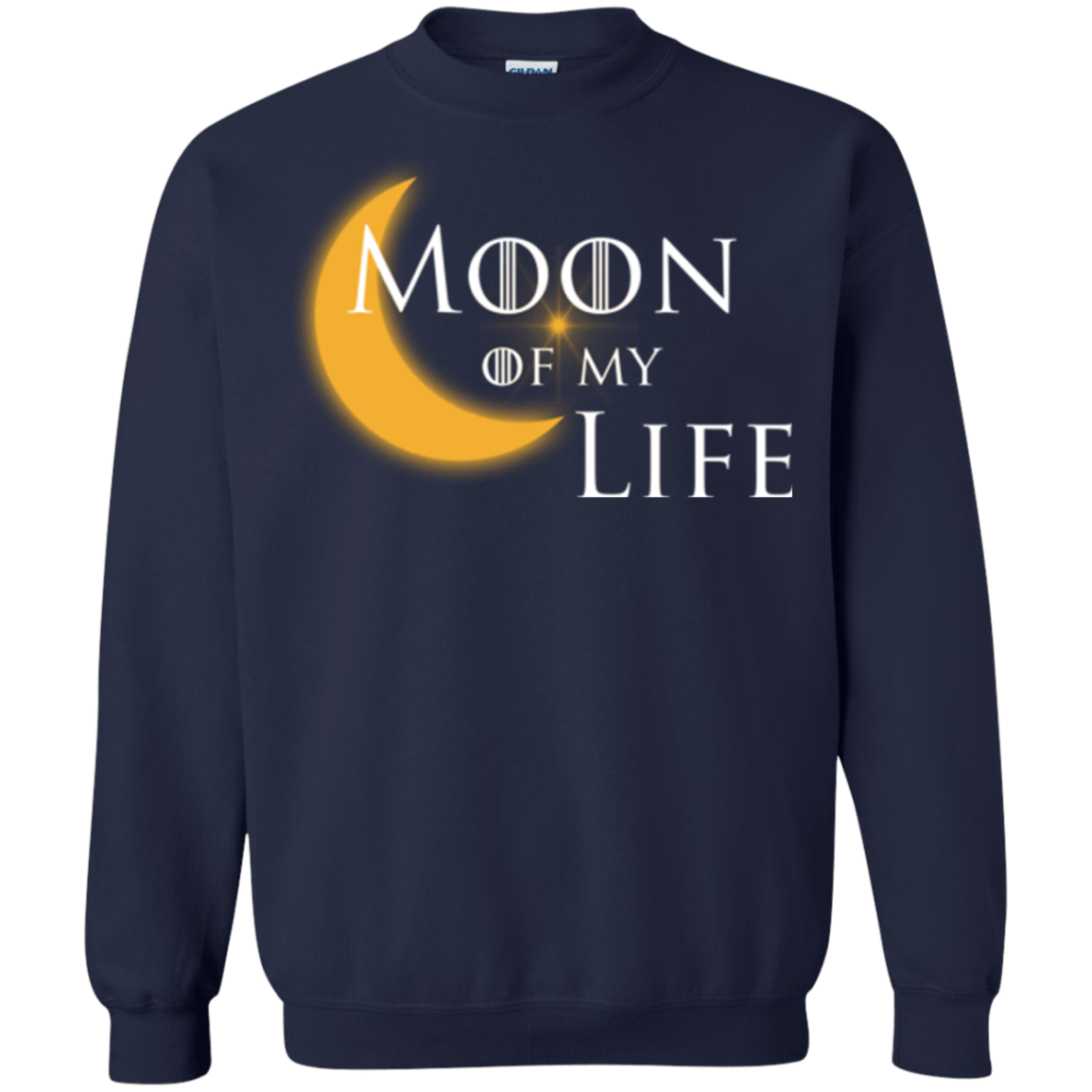 Sweatshirts Navy / Small Moon of my Life Crewneck Sweatshirt