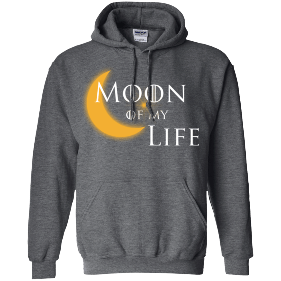 Sweatshirts Dark Heather / Small Moon of my Life Pullover Hoodie