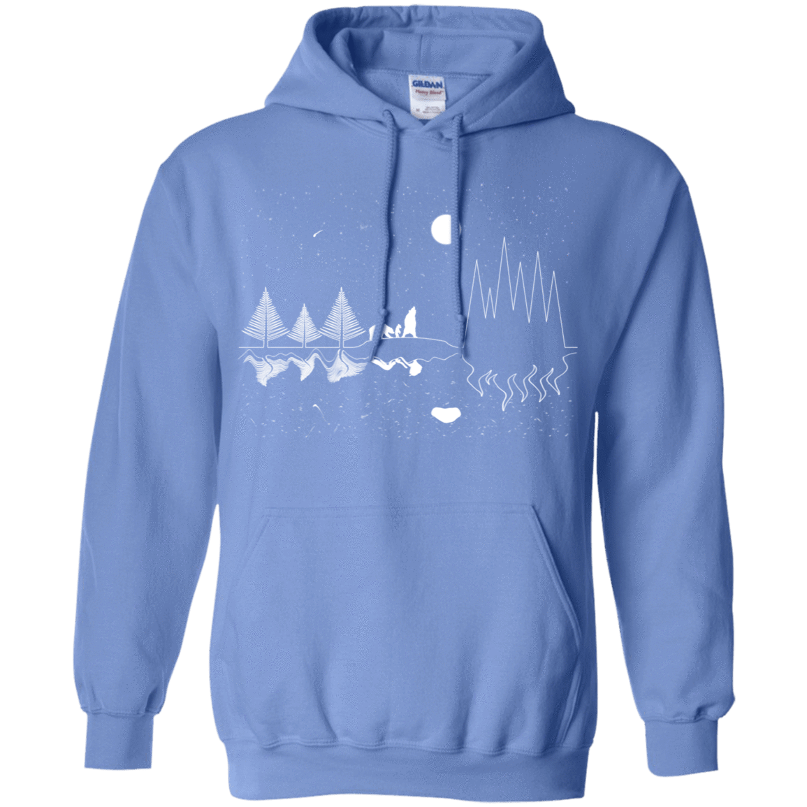 Sweatshirts Carolina Blue / S Moonlit Travels Pullover Hoodie