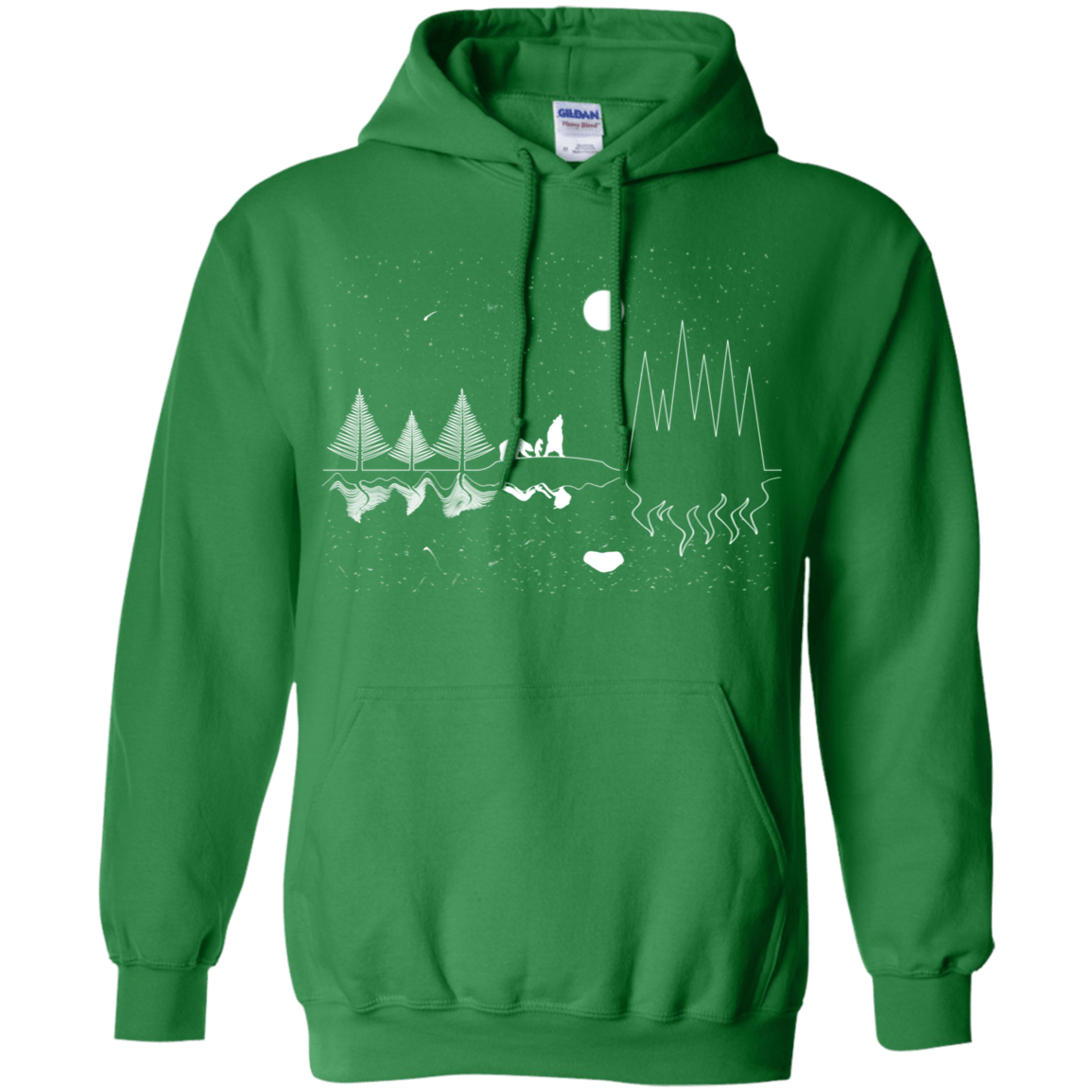 Sweatshirts Irish Green / S Moonlit Travels Pullover Hoodie