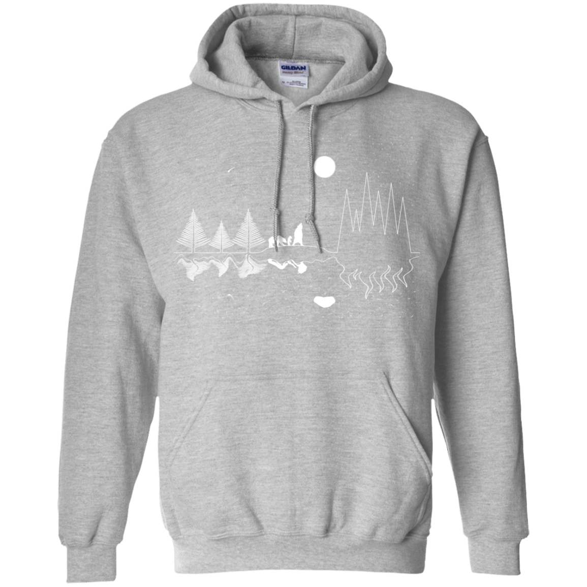 Sweatshirts Sport Grey / S Moonlit Travels Pullover Hoodie