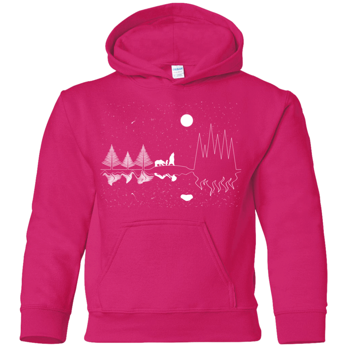 Sweatshirts Heliconia / YS Moonlit Travels Youth Hoodie