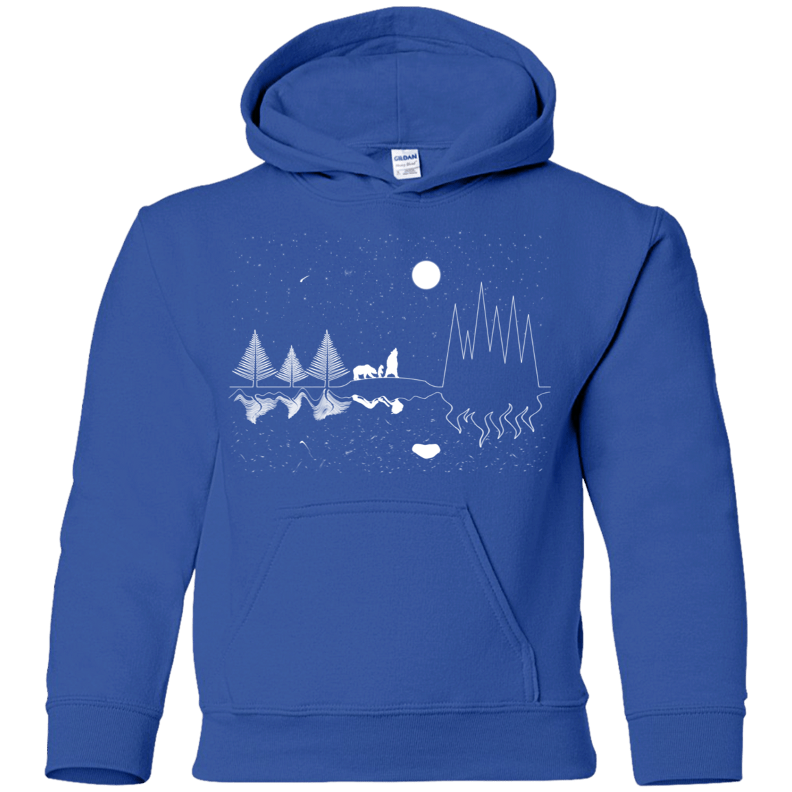 Sweatshirts Royal / YS Moonlit Travels Youth Hoodie