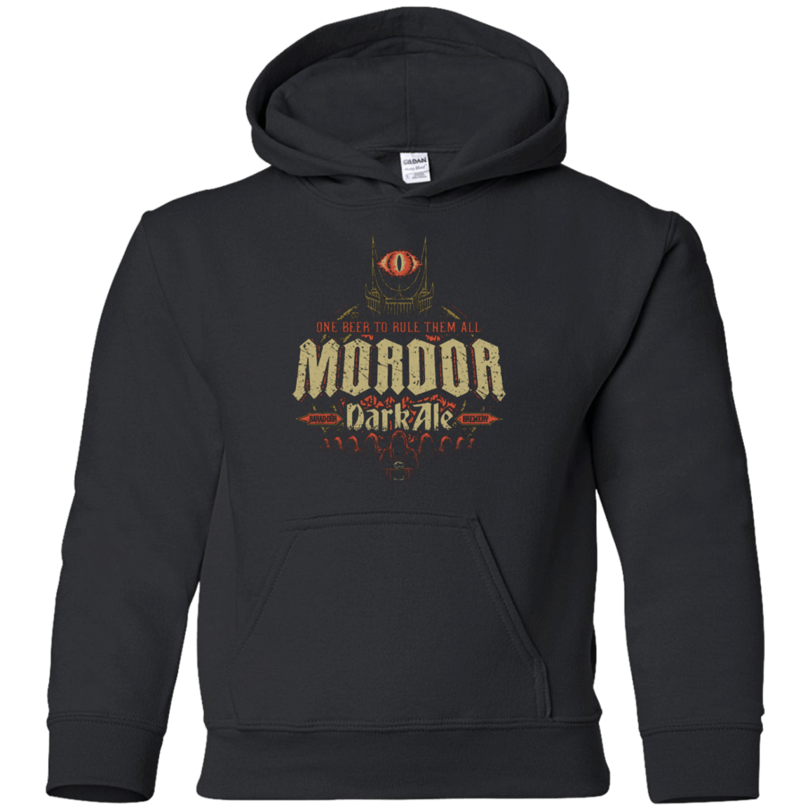 Sweatshirts Black / YS Mordor Dark Youth Hoodie