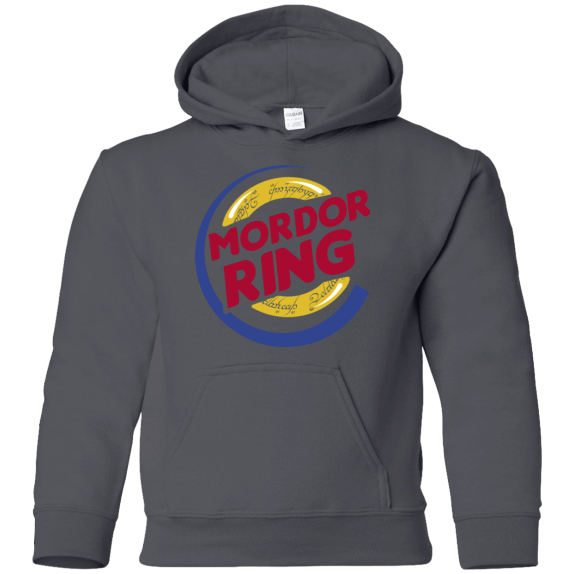 Sweatshirts Charcoal / YS Mordor Ring Youth Hoodie