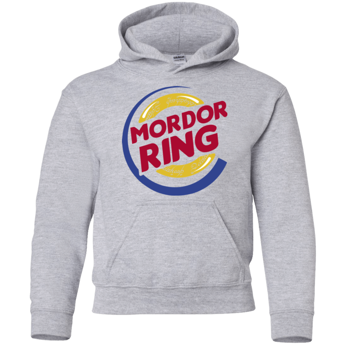 Sweatshirts Sport Grey / YS Mordor Ring Youth Hoodie