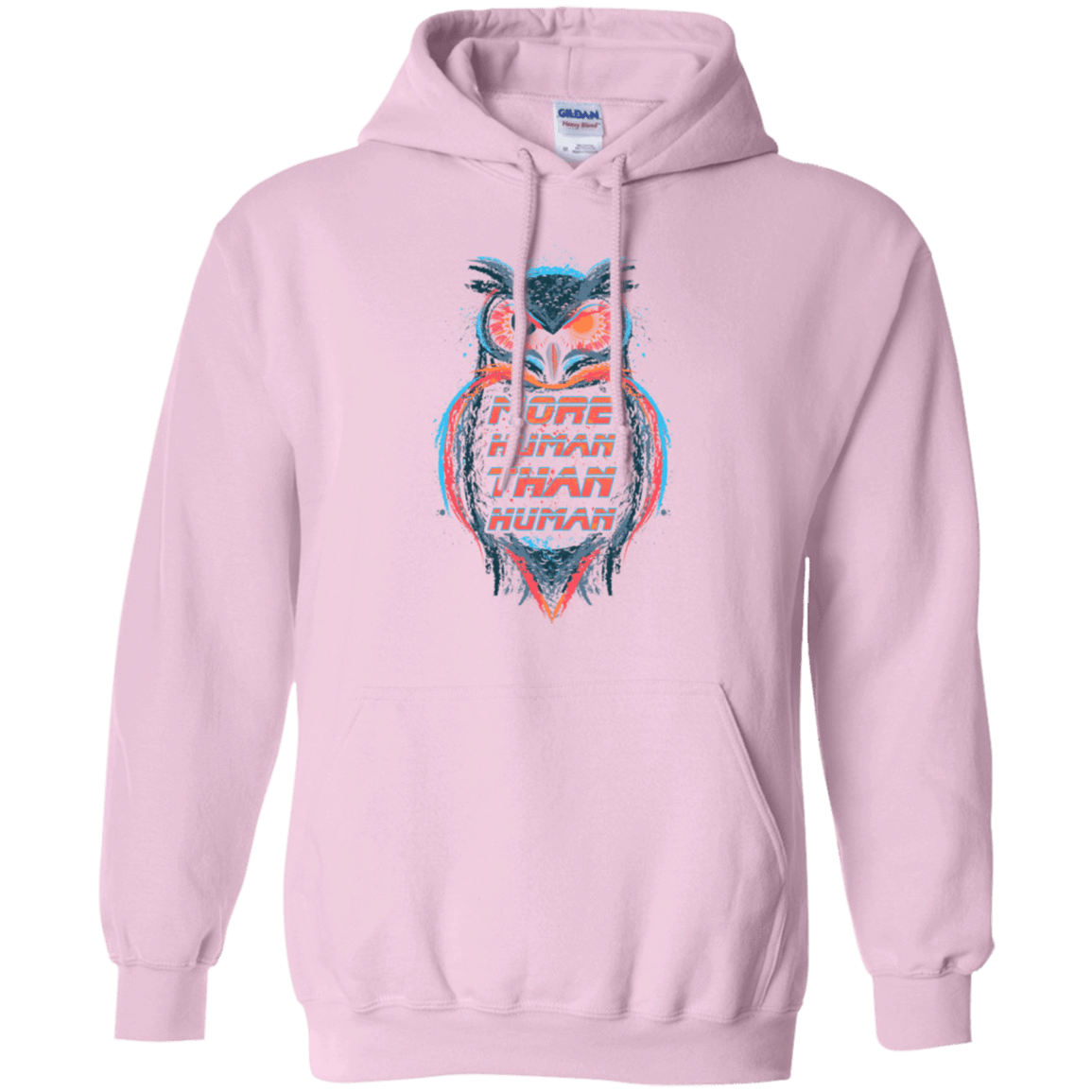 Sweatshirts Light Pink / Small More Human than Human Pullover Hoodie