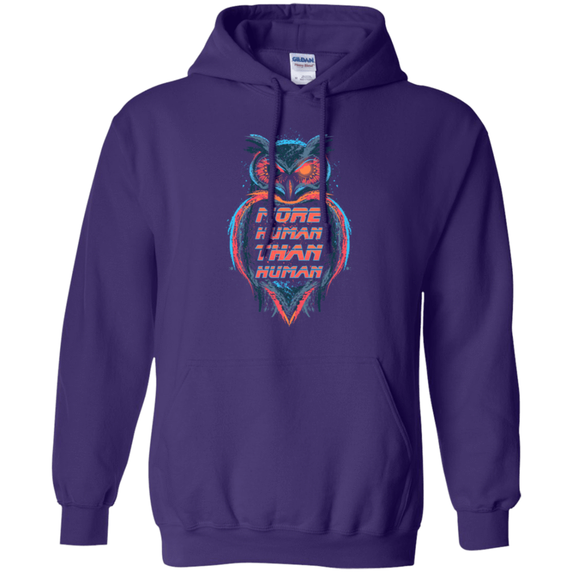 Sweatshirts Purple / Small More Human than Human Pullover Hoodie