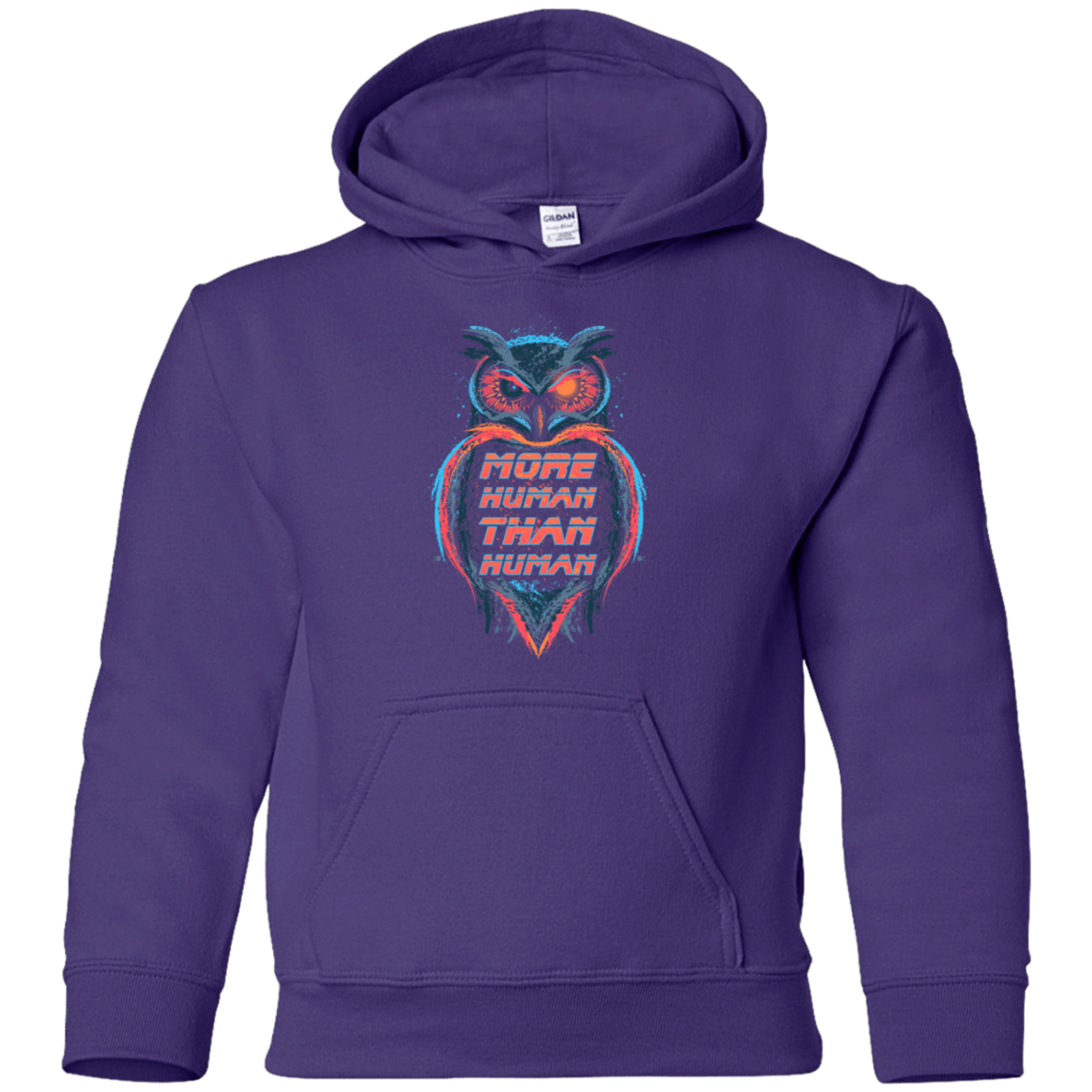 Sweatshirts Purple / YS More Human than Human Youth Hoodie