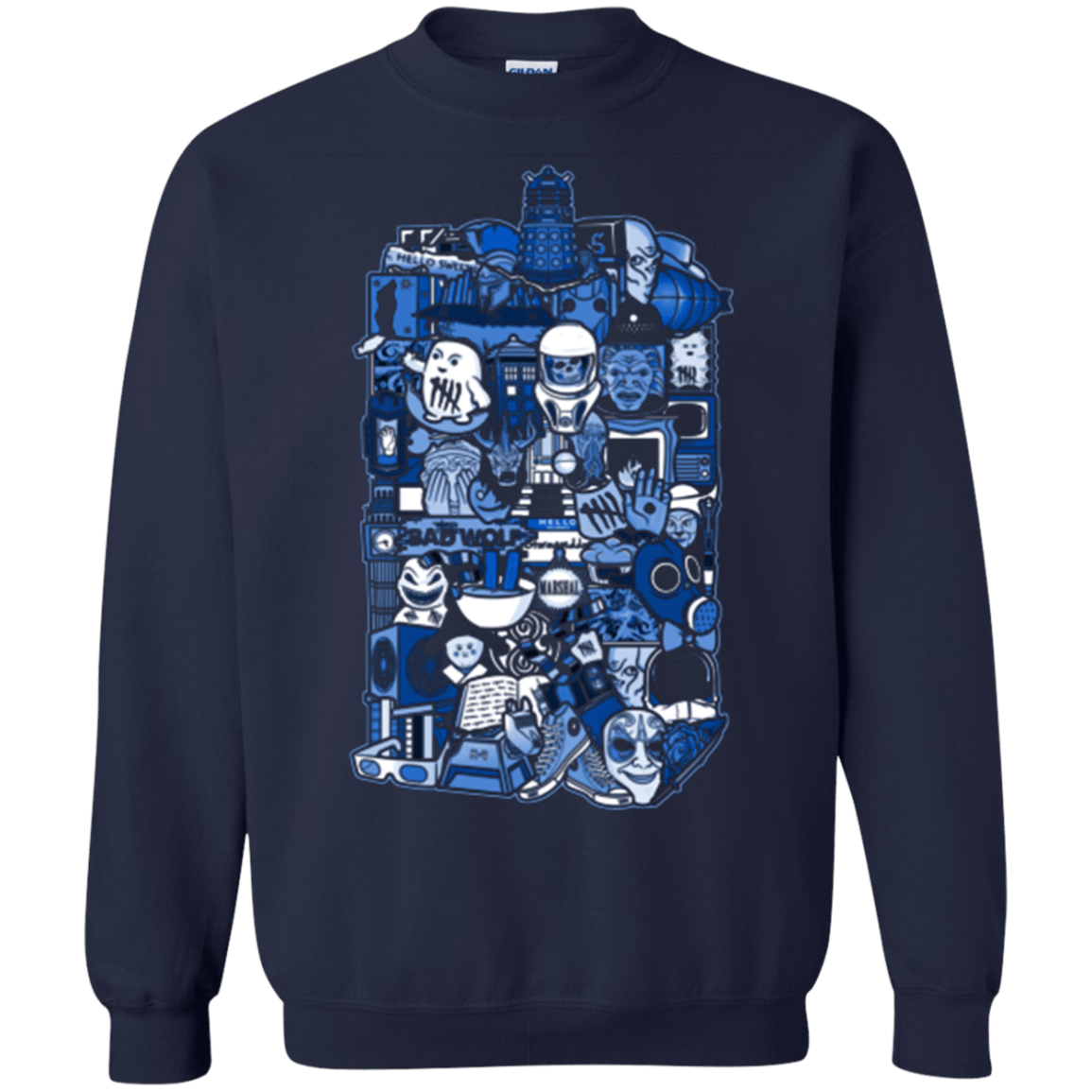 Sweatshirts Navy / Small More On The Inside Crewneck Sweatshirt