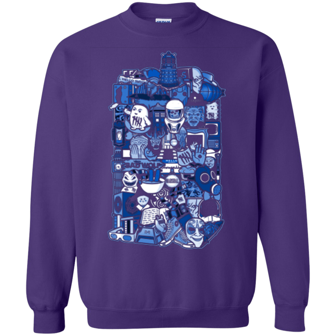 Sweatshirts Purple / Small More On The Inside Crewneck Sweatshirt