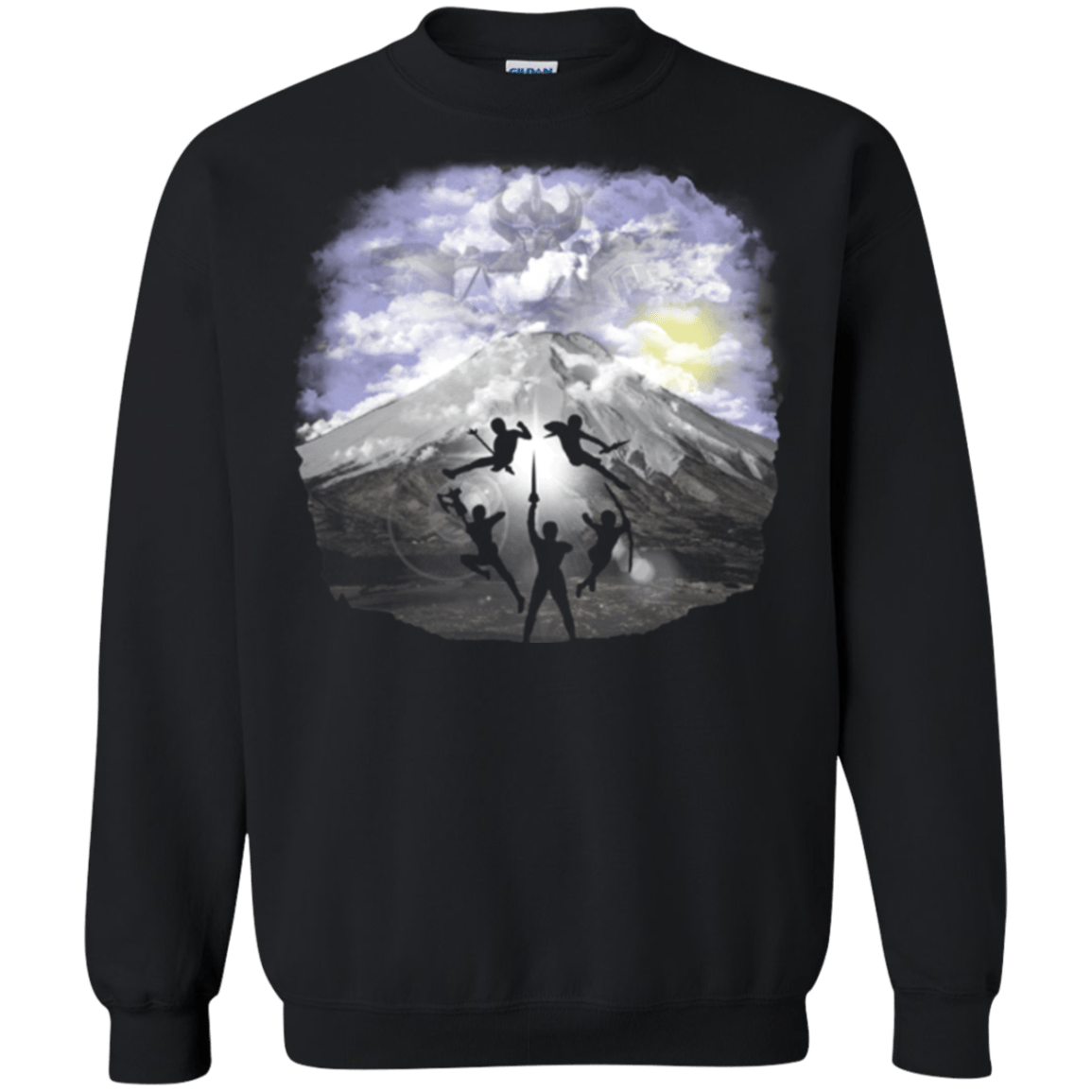 Sweatshirts Black / Small Morphin' and Fightin' Crewneck Sweatshirt