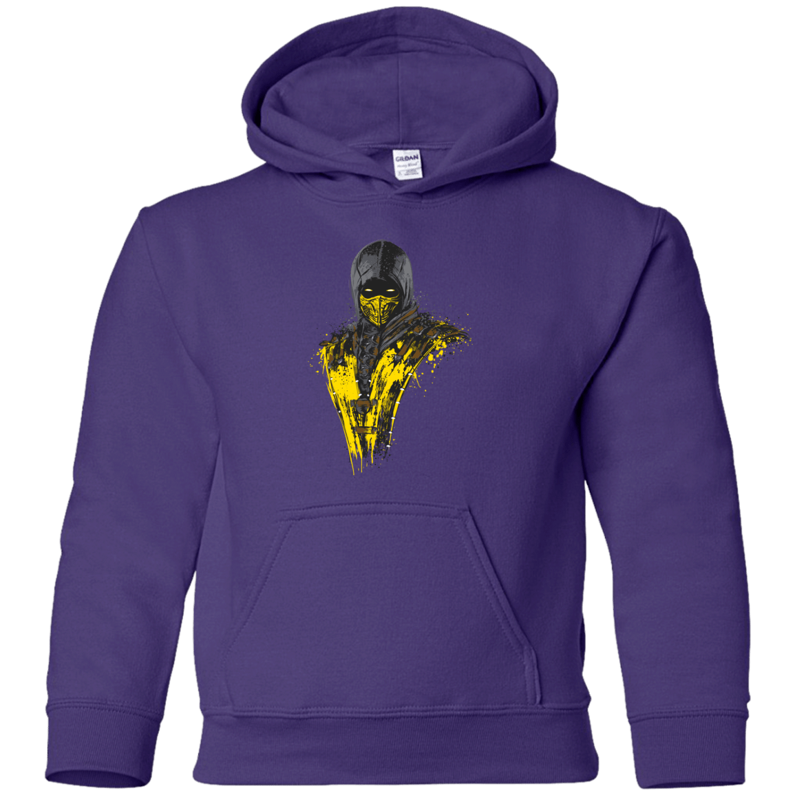 Sweatshirts Purple / YS Mortal Fire Youth Hoodie
