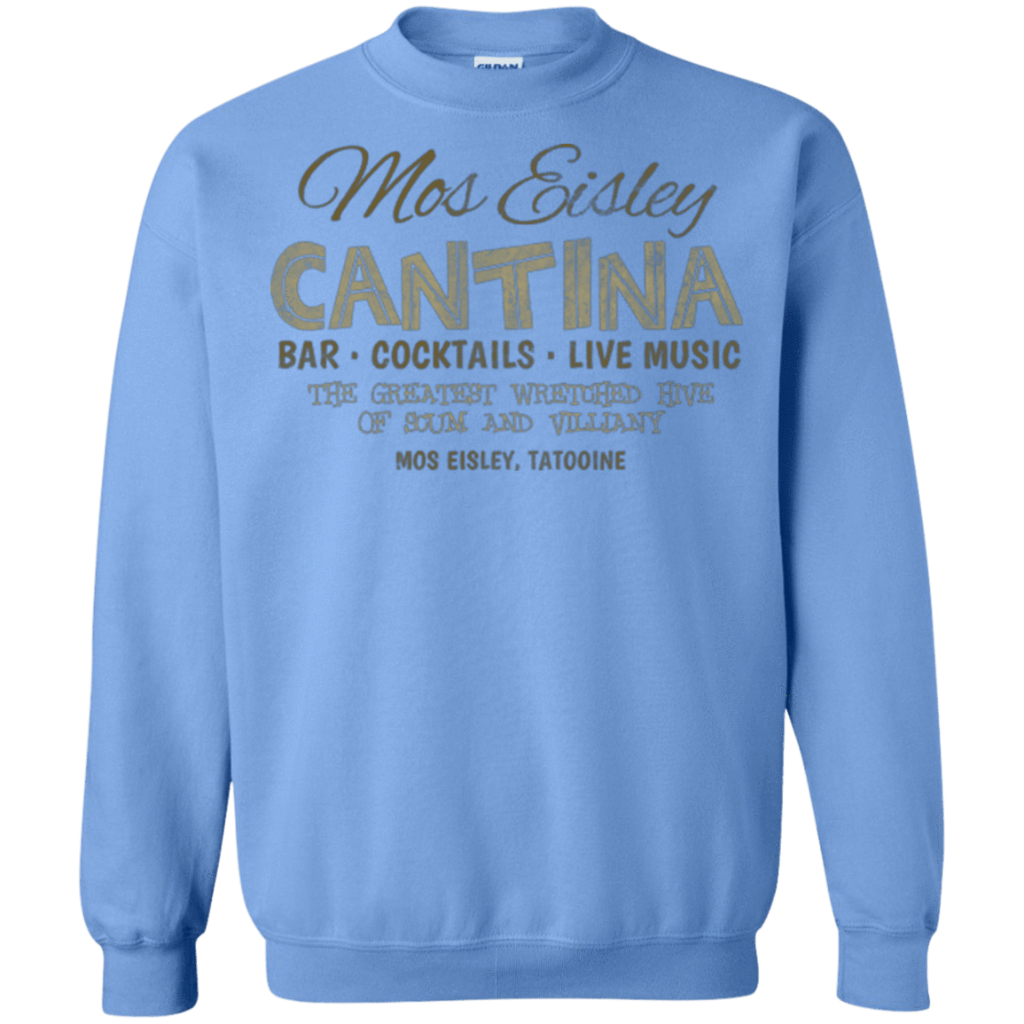 Sweatshirts Carolina Blue / Small Mos Eisley Cantina Crewneck Sweatshirt
