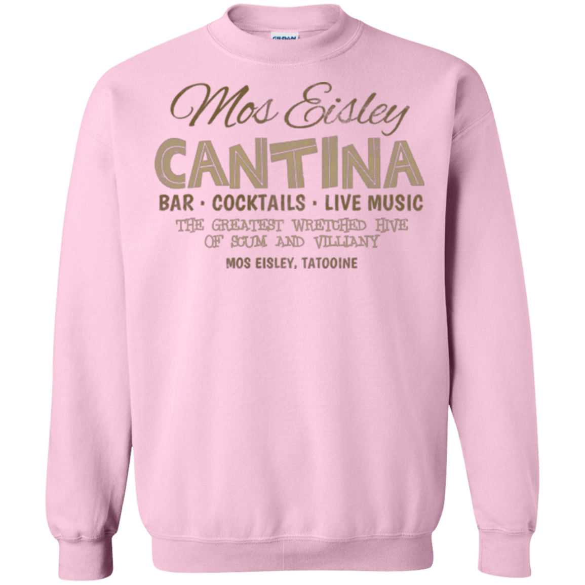Sweatshirts Light Pink / Small Mos Eisley Cantina Crewneck Sweatshirt