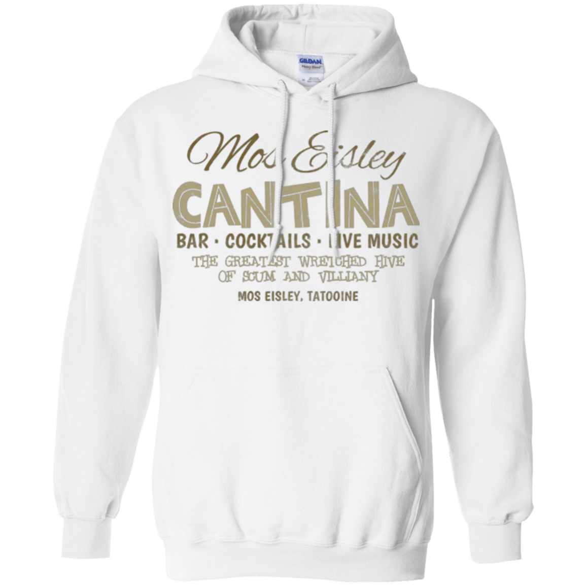 Sweatshirts White / Small Mos Eisley Cantina Pullover Hoodie
