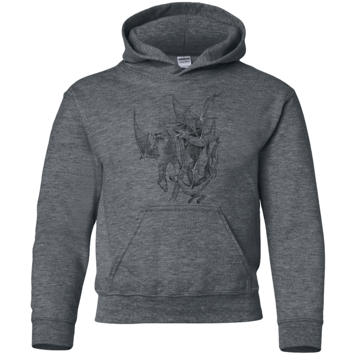 Sweatshirts Dark Heather / YS Mother Youth Hoodie