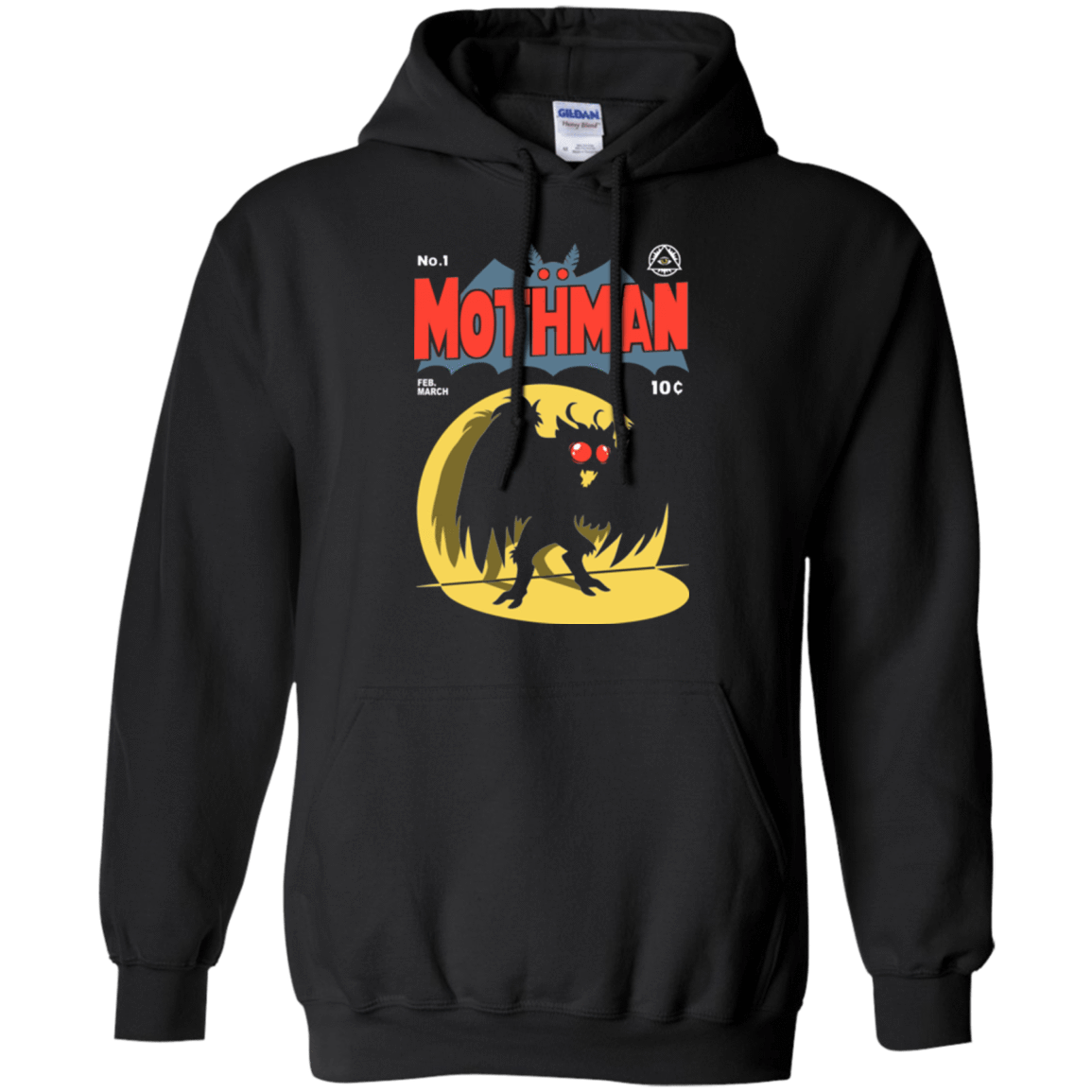 Sweatshirts Black / Small Mothman Pullover Hoodie