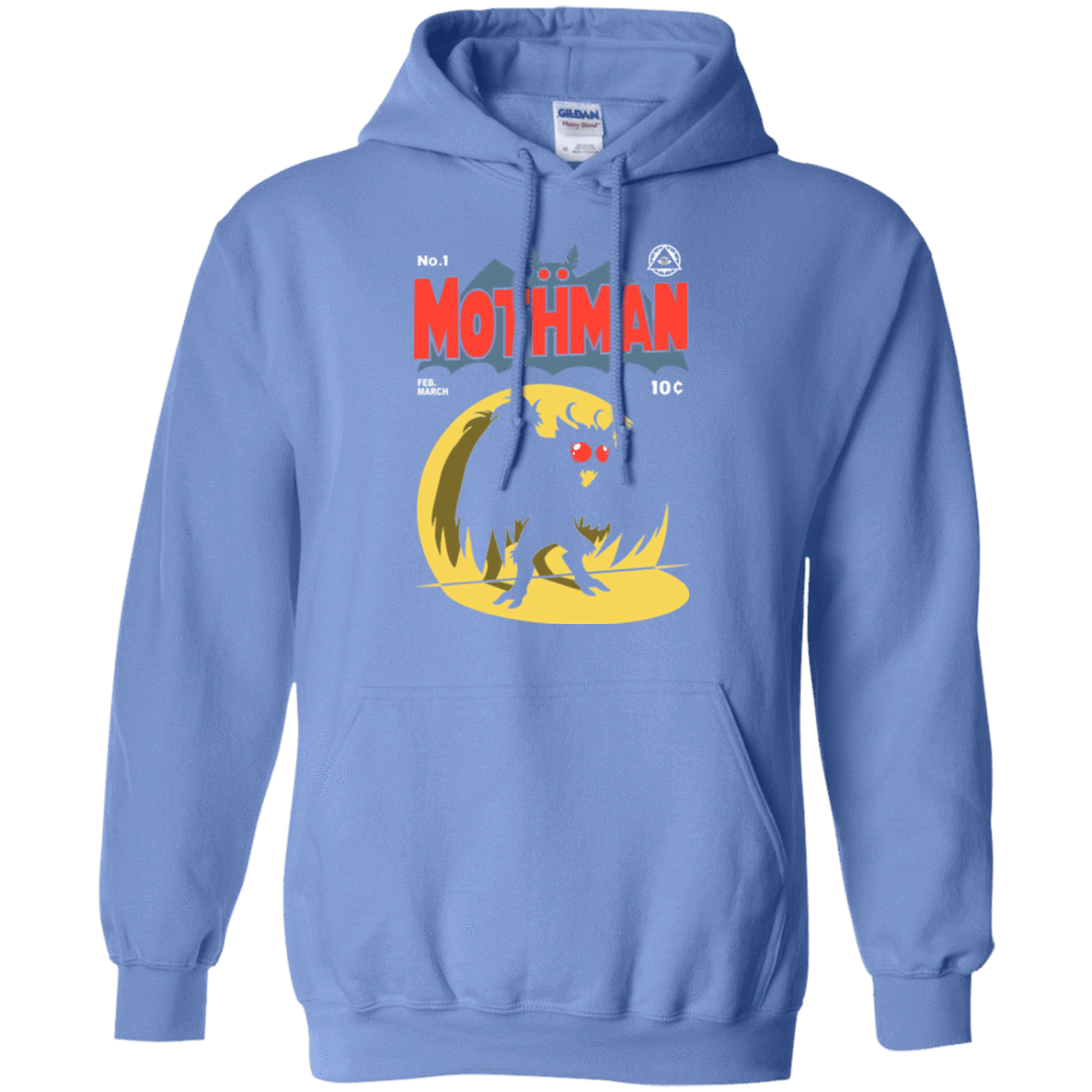 Sweatshirts Carolina Blue / Small Mothman Pullover Hoodie