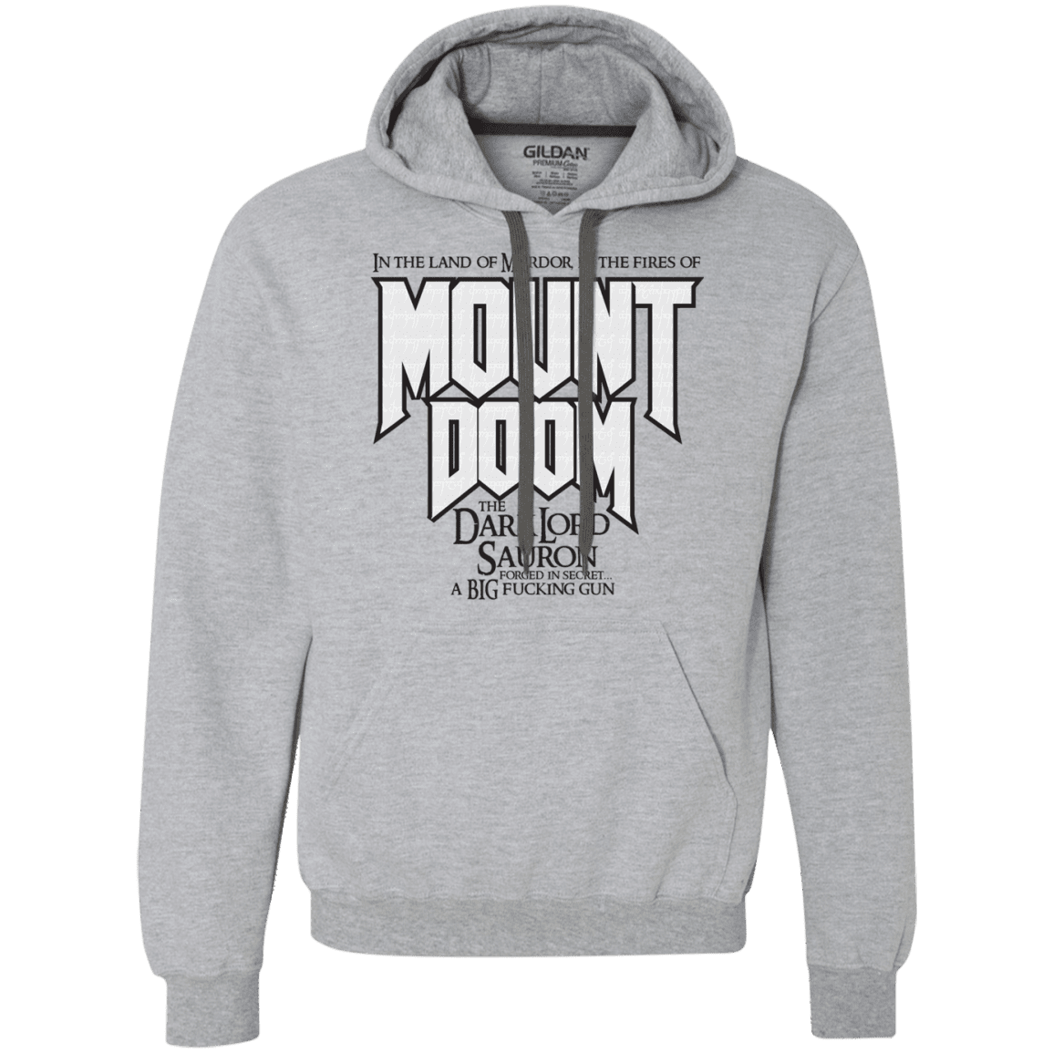 Sweatshirts Sport Grey / S Mount DOOM Premium Fleece Hoodie