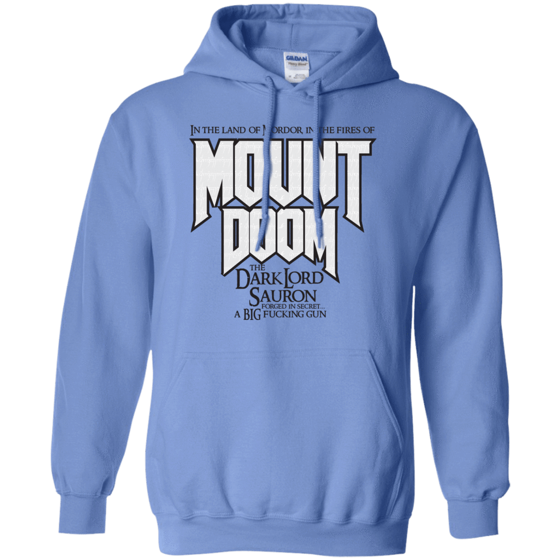 Sweatshirts Carolina Blue / S Mount DOOM Pullover Hoodie
