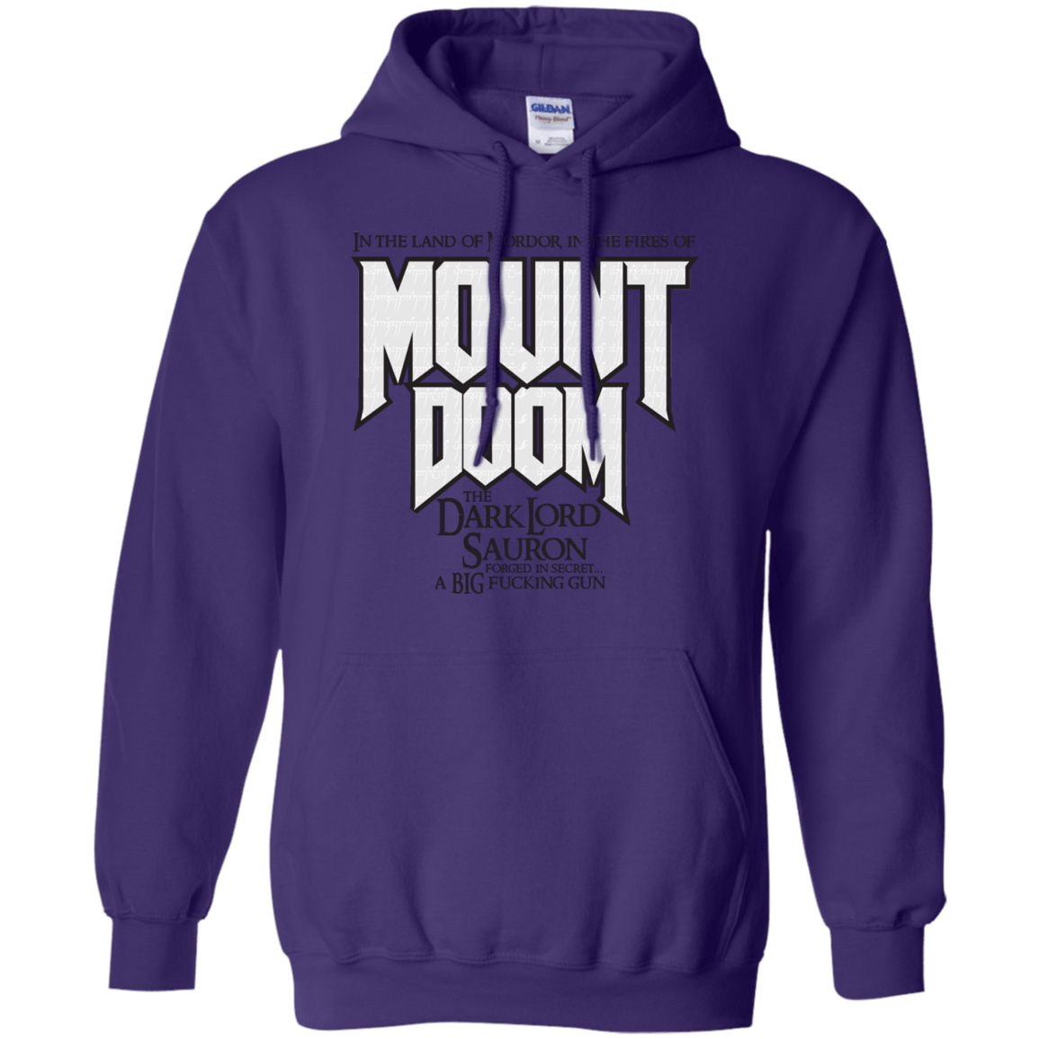 Sweatshirts Purple / S Mount DOOM Pullover Hoodie