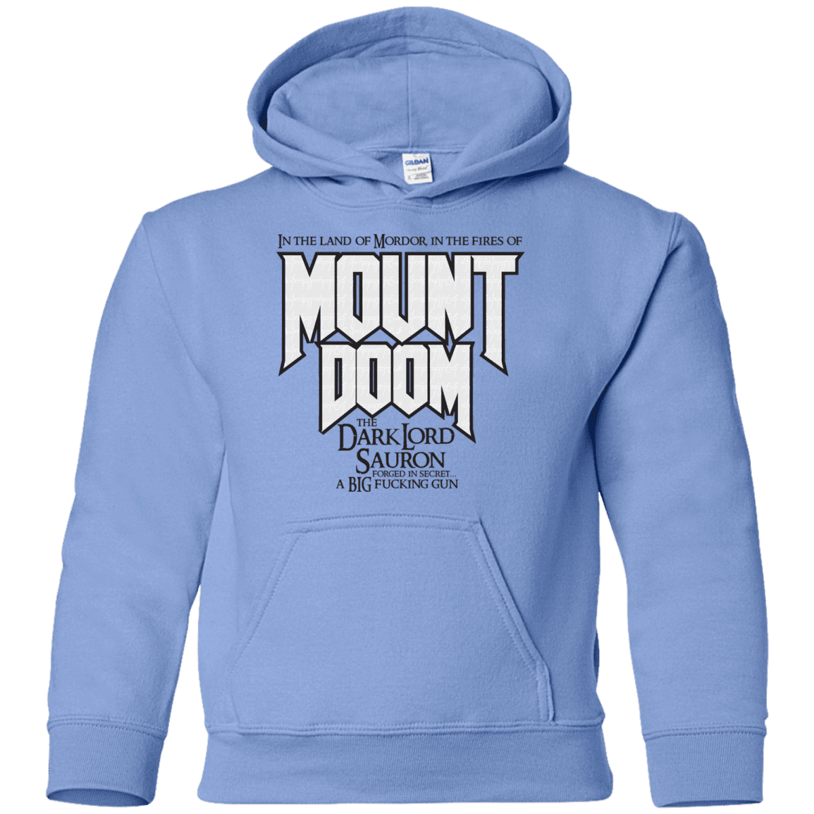 Sweatshirts Carolina Blue / YS Mount DOOM Youth Hoodie