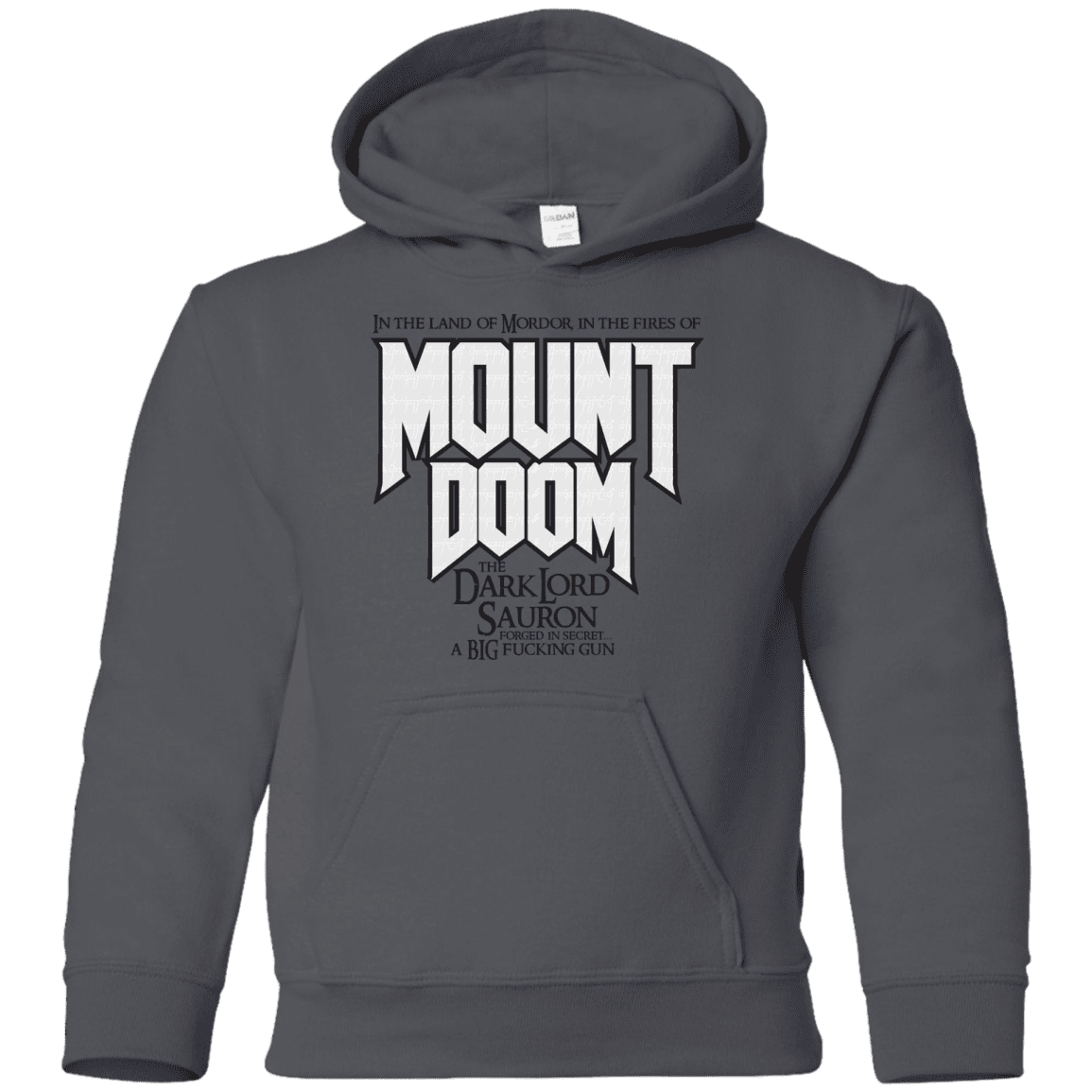 Sweatshirts Charcoal / YS Mount DOOM Youth Hoodie