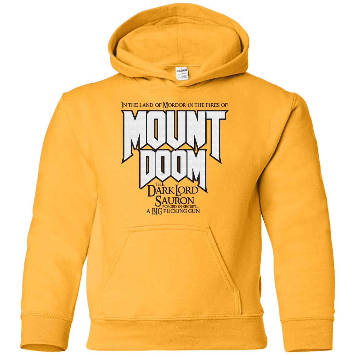 Sweatshirts Gold / YS Mount DOOM Youth Hoodie