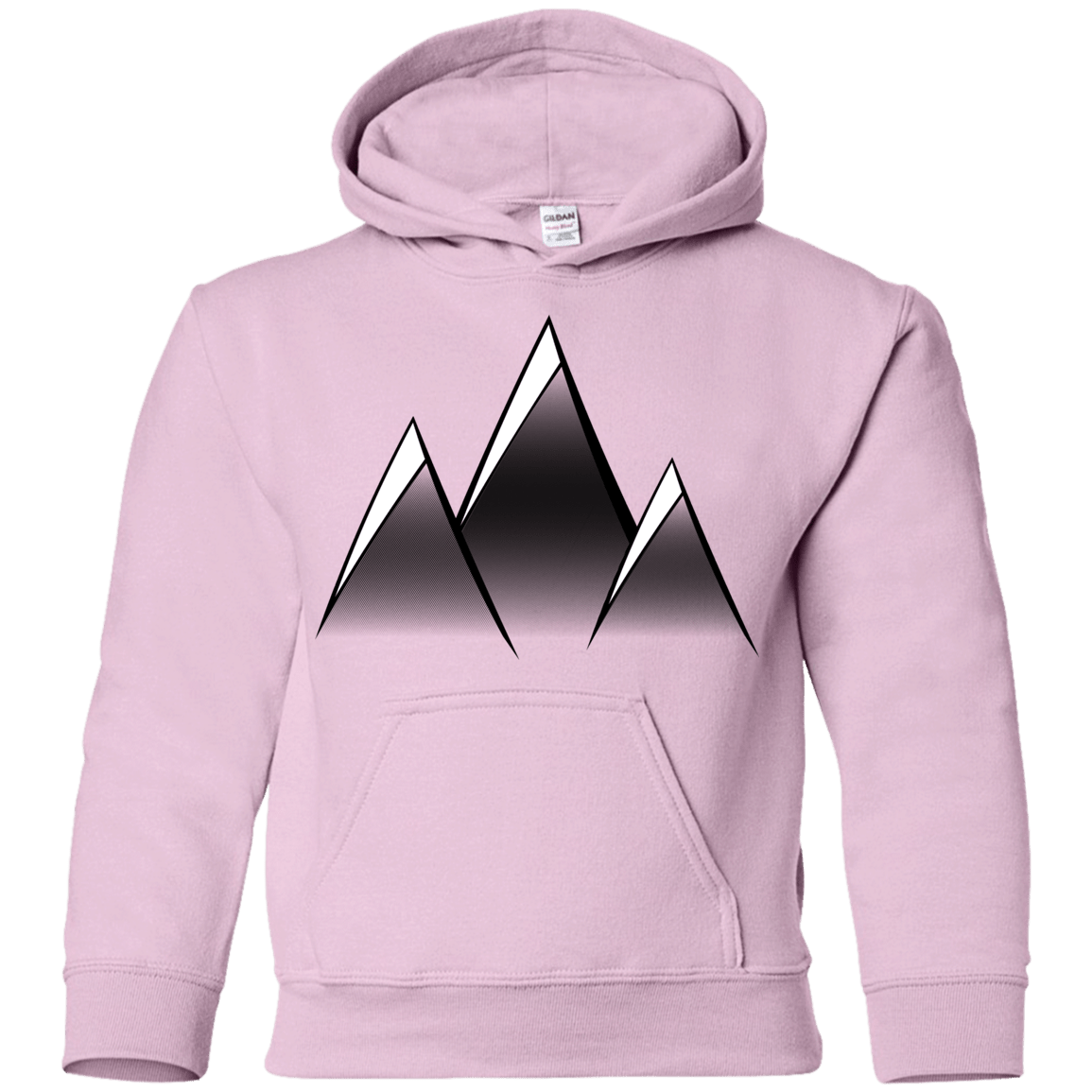 Sweatshirts Light Pink / YS Mountain Blades Youth Hoodie
