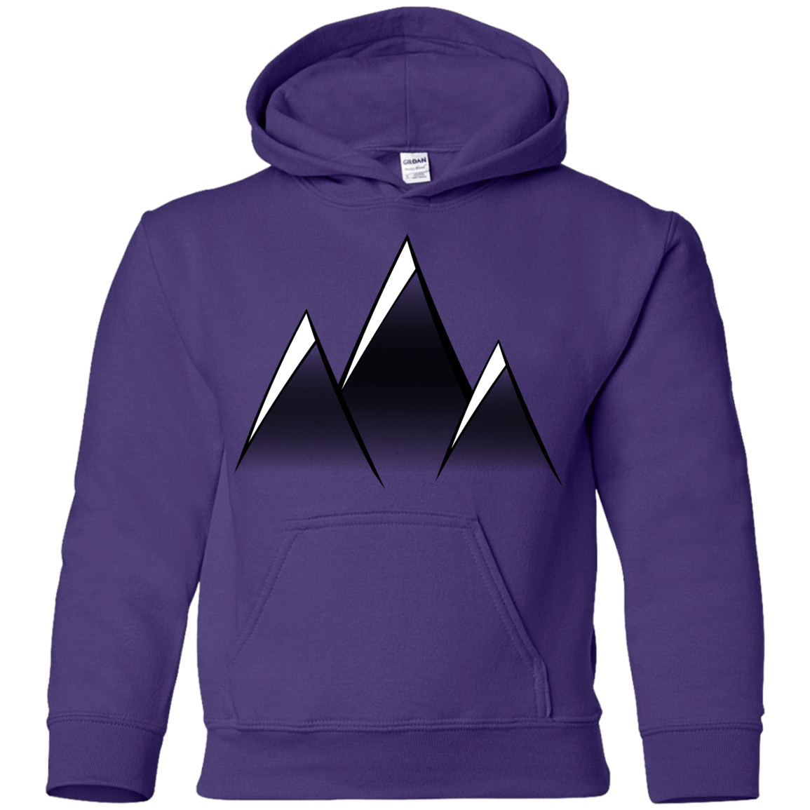 Sweatshirts Purple / YS Mountain Blades Youth Hoodie
