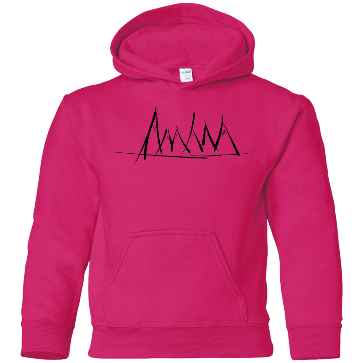 Sweatshirts Heliconia / YS Mountain Brush Strokes Youth Hoodie