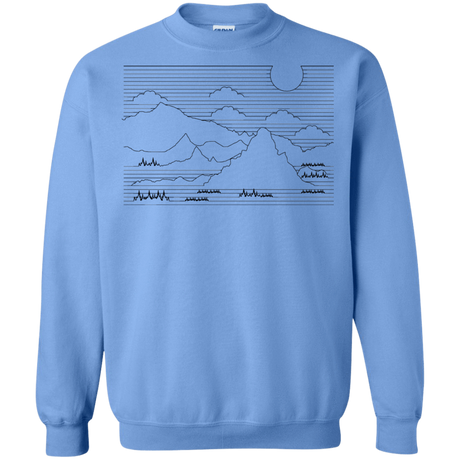 Sweatshirts Carolina Blue / S Mountain Line Art Crewneck Sweatshirt
