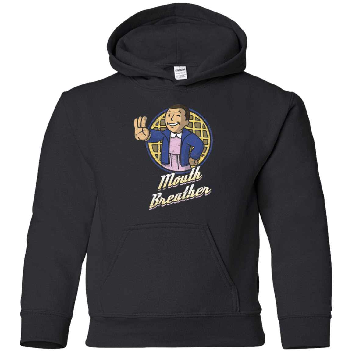 Sweatshirts Black / YS Mouth Breather Youth Hoodie