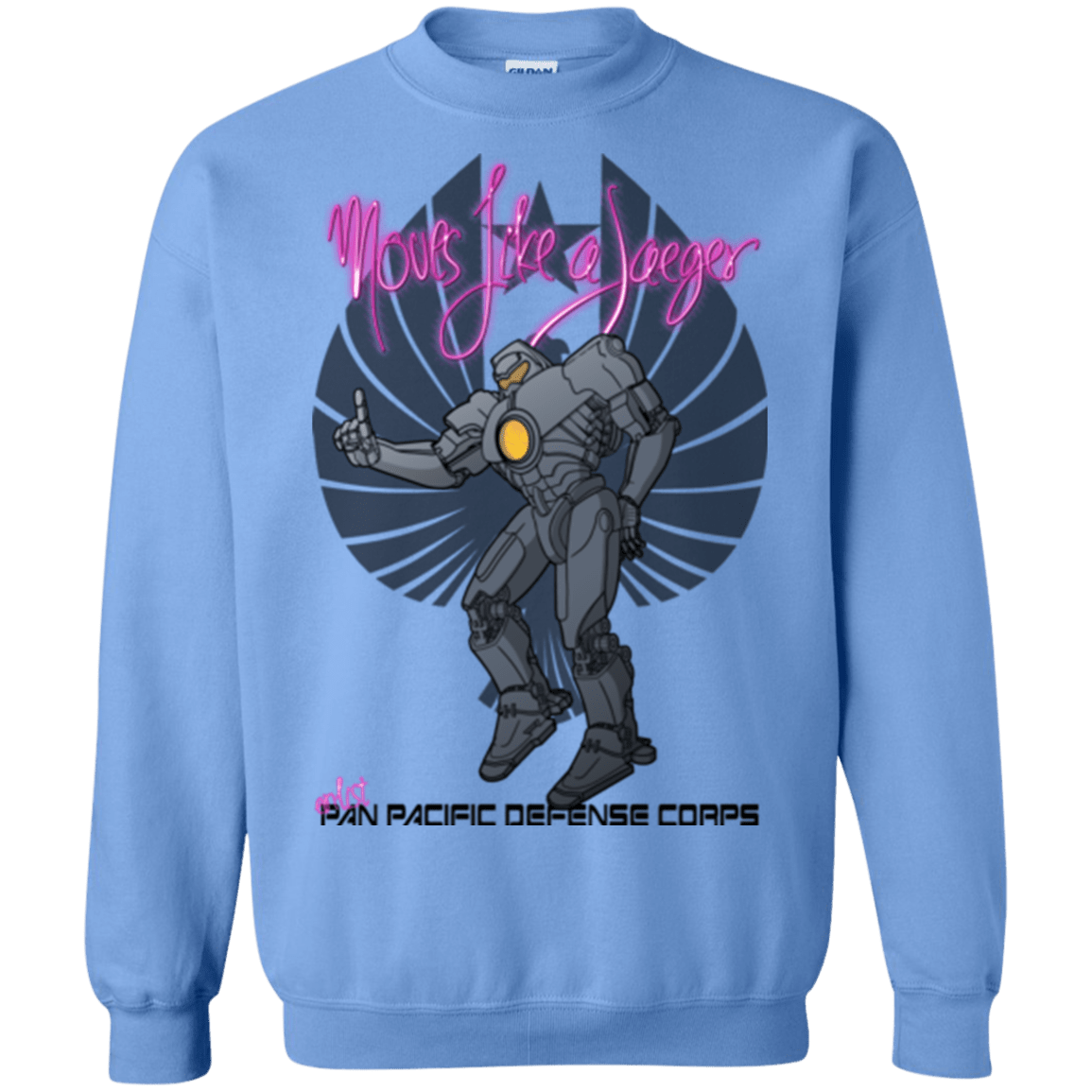 Sweatshirts Carolina Blue / Small Moves Like A Jaegger Crewneck Sweatshirt