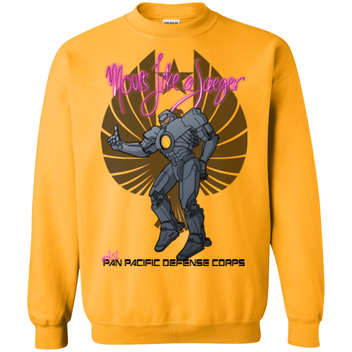 Sweatshirts Gold / Small Moves Like A Jaegger Crewneck Sweatshirt