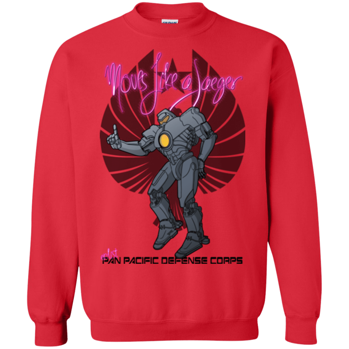 Sweatshirts Red / Small Moves Like A Jaegger Crewneck Sweatshirt
