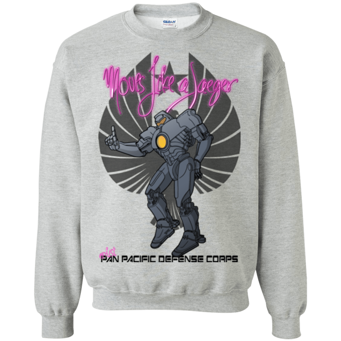 Sweatshirts Sport Grey / Small Moves Like A Jaegger Crewneck Sweatshirt