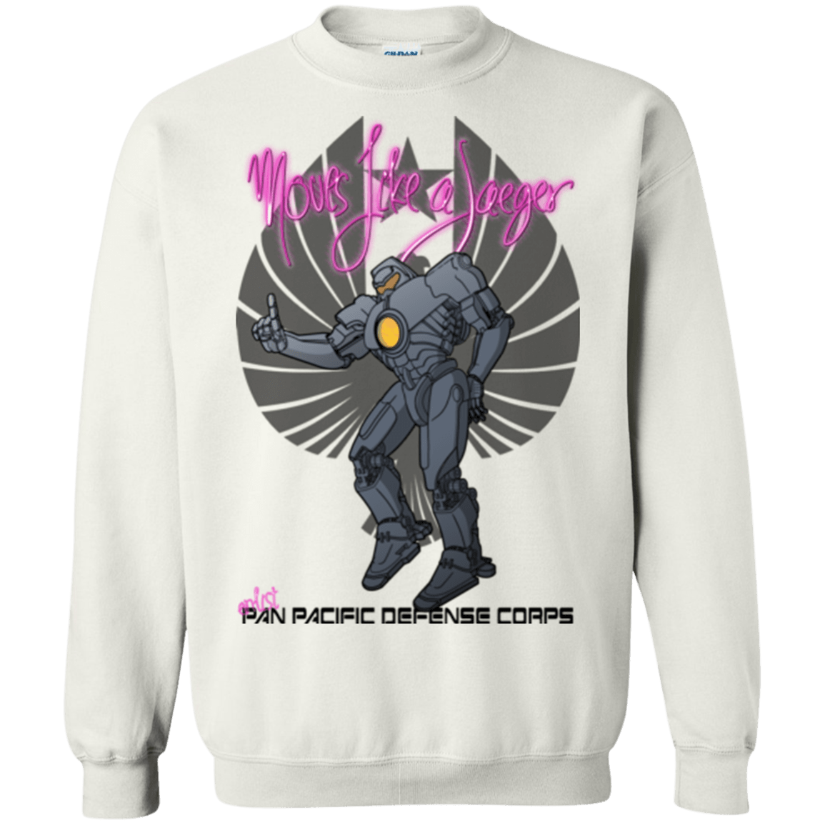 Sweatshirts White / Small Moves Like A Jaegger Crewneck Sweatshirt